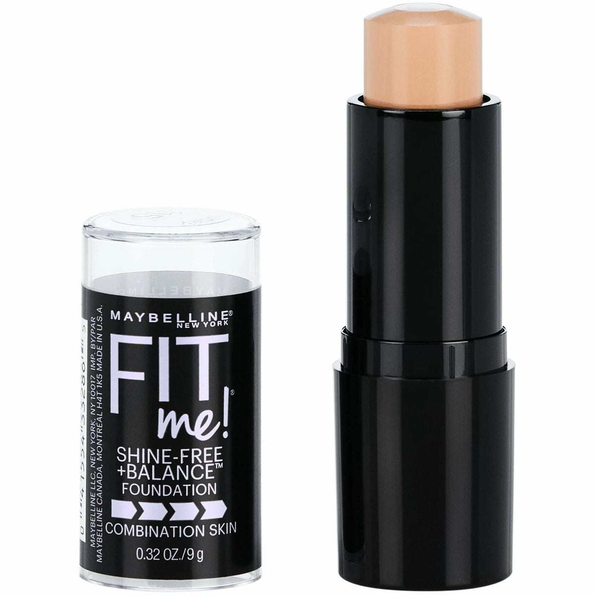 Maybelline Fit Me Shine-Free Stick Foundation, 1 fl oz Oil-Free Matte Foundation Makeup, Choose Your Shade